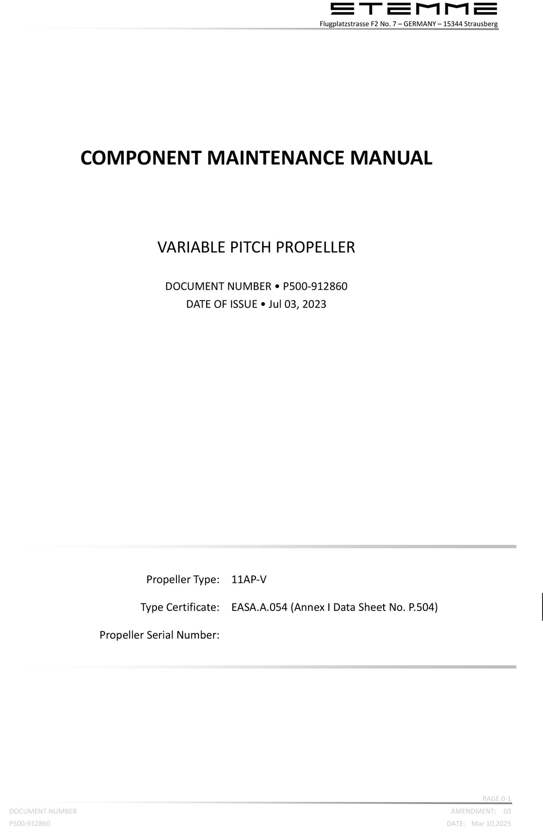 Component Maintenance Manual 11AP-V Revision Pages