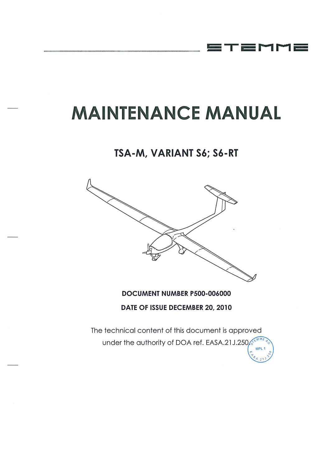 S6 Maintenance Manual Part 1
